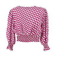 Patterned Crop Top