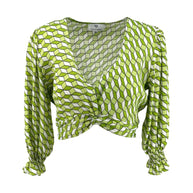 Patterned Crop Top