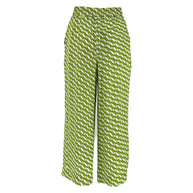 Patterned Cropped Pants