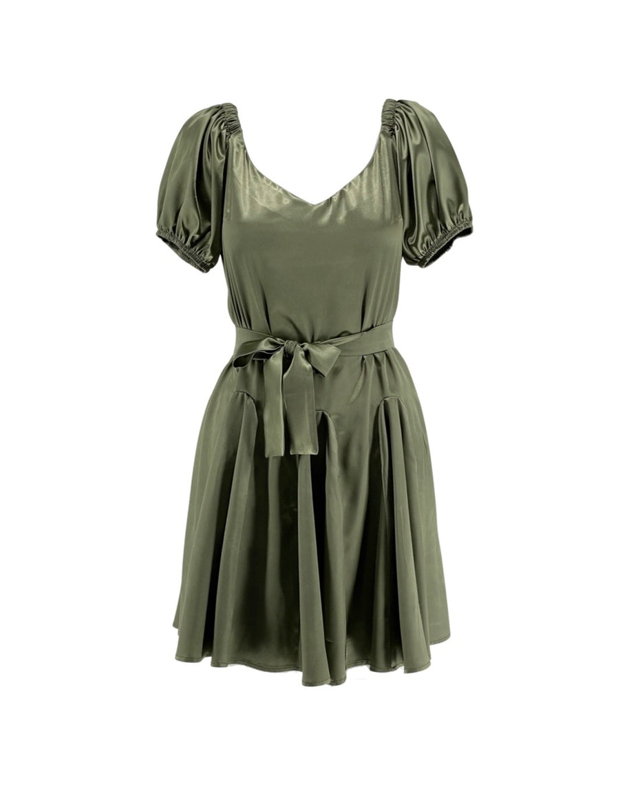 Satin Short Dress
