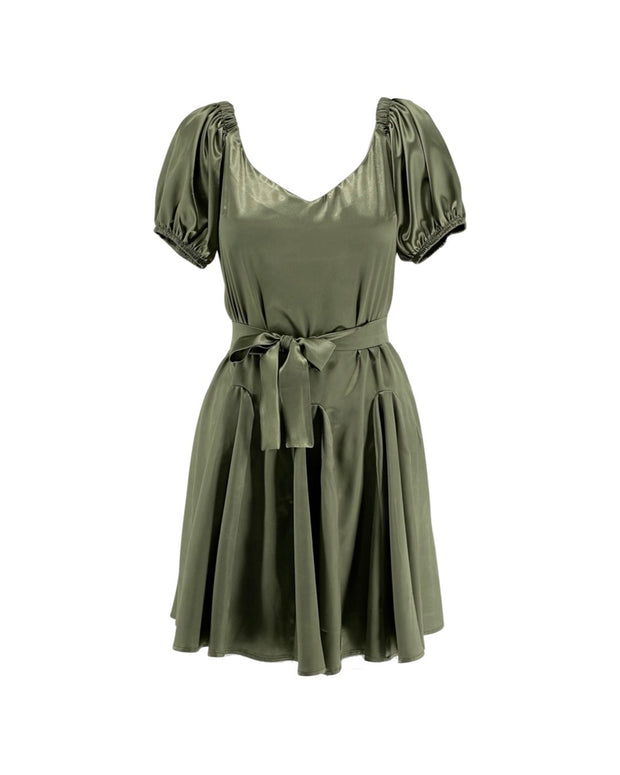 Satin Short Dress