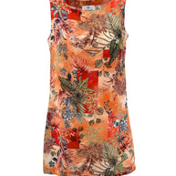 Patterned Satin Blouse