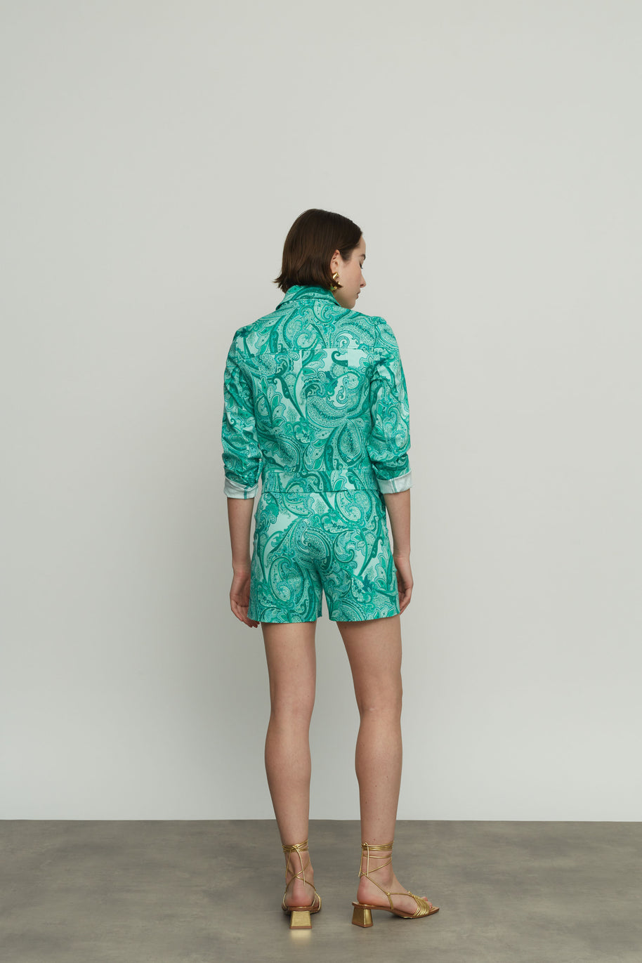 Patterned Short Jacket