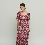 Silk Printed Dress