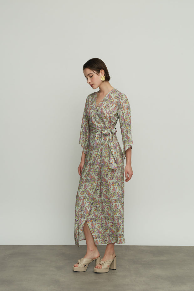 Floral Dress with Side Bow