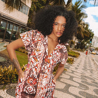 Printed Short Jumpsuit