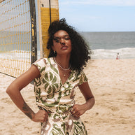 Croisette Patterned Blouse
