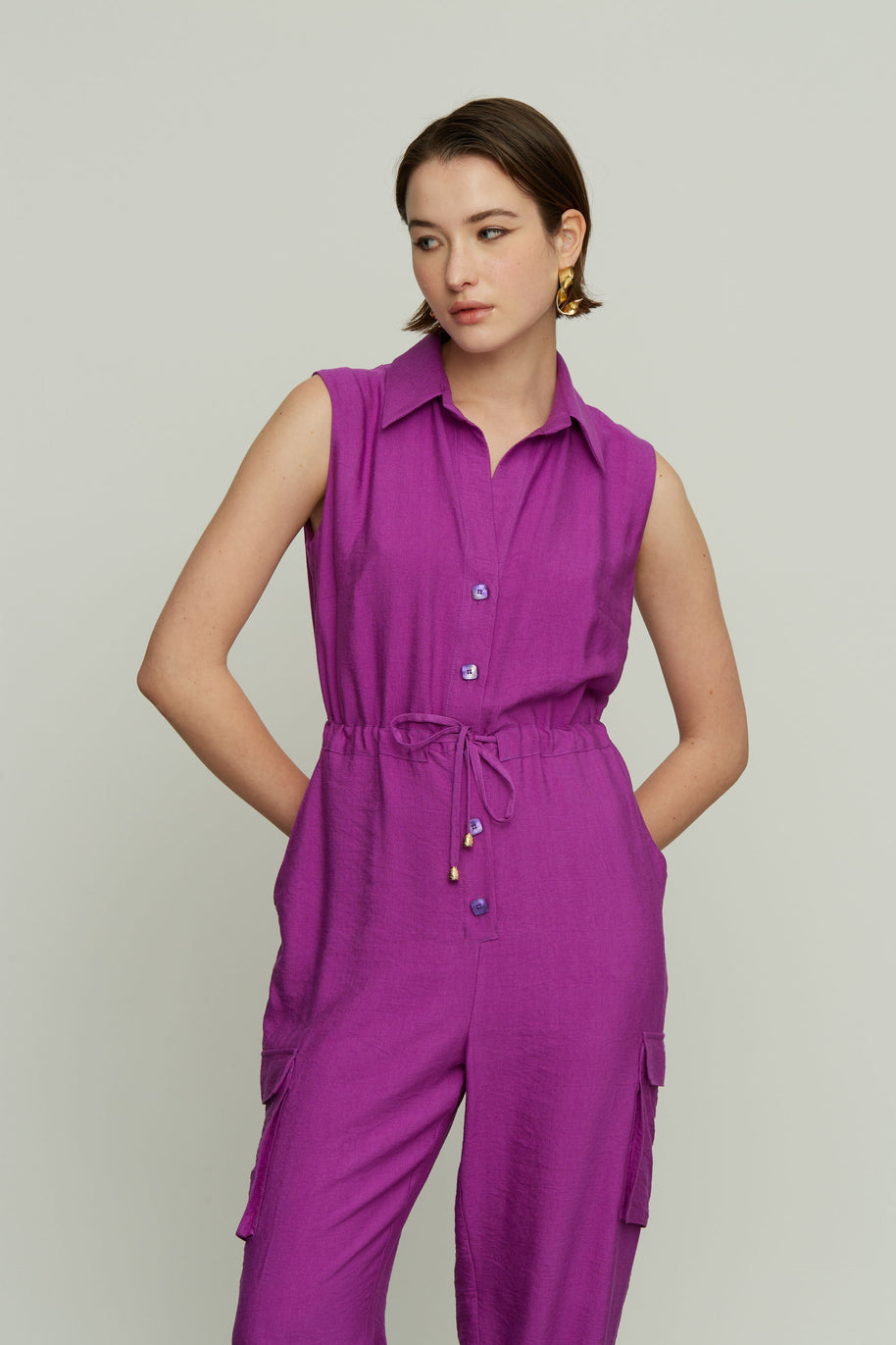 Jumpsuit with Buttons