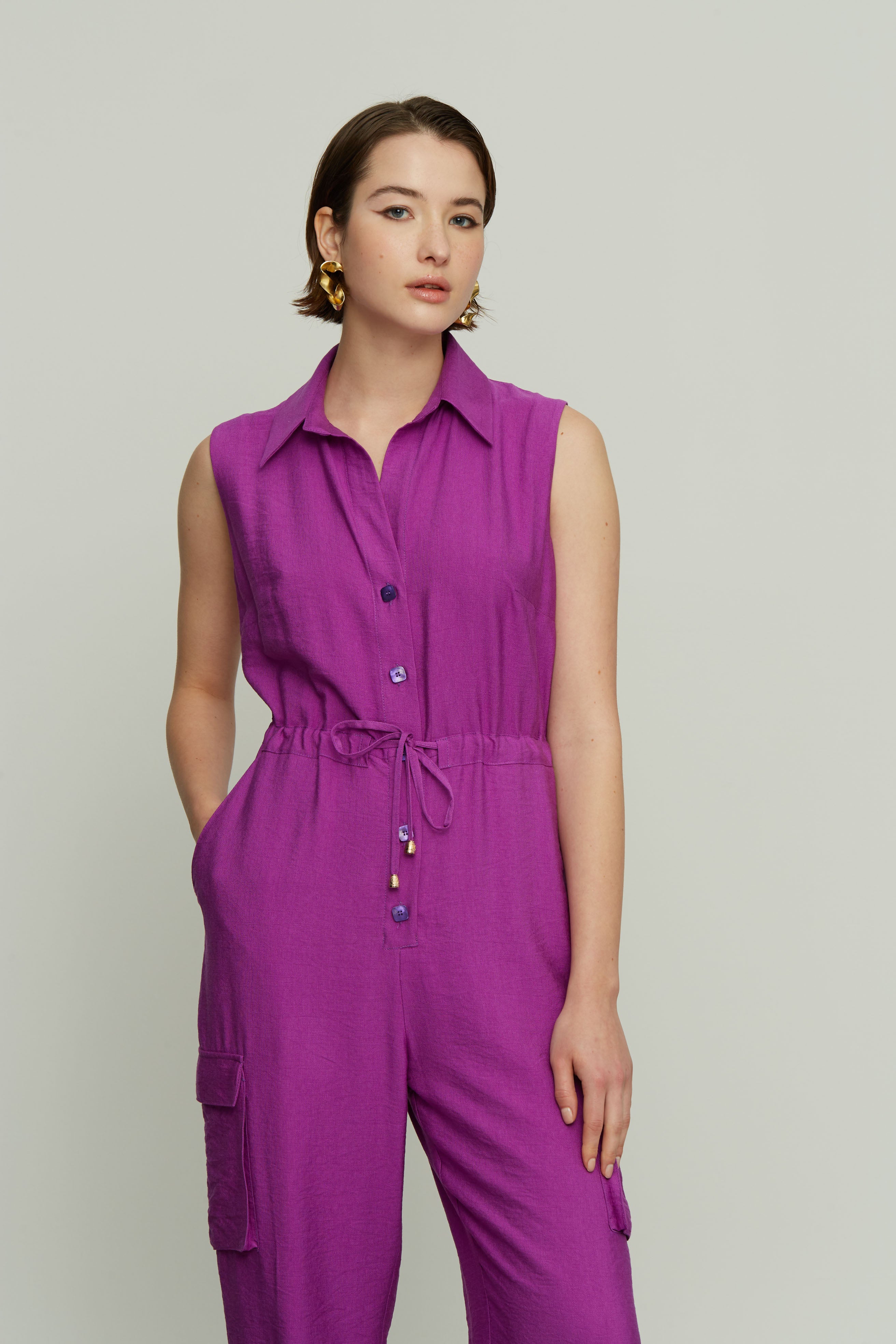 Jumpsuit with Buttons