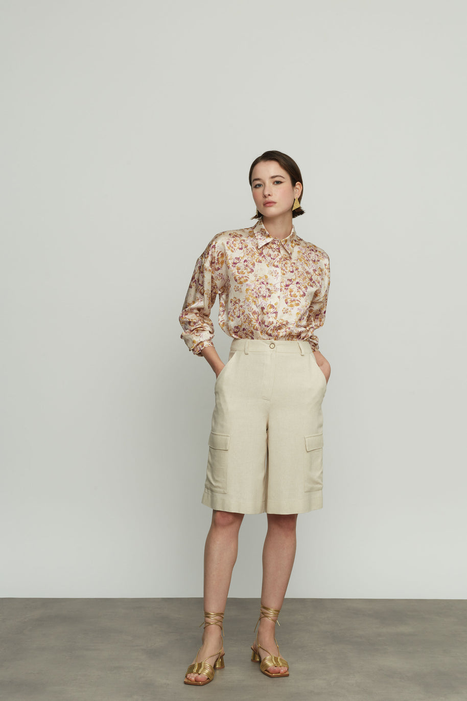 Bermuda Shorts with Pockets