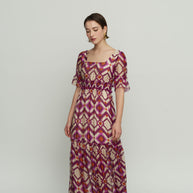 Silk Printed Dress