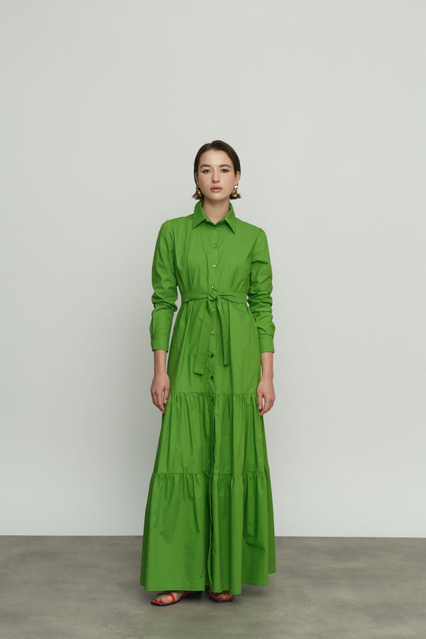 Long Dress with Ruffles