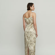 Silk Floral Dress