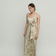 Silk Floral Dress