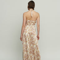 Floral Silk Dress