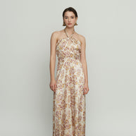 Floral Silk Dress