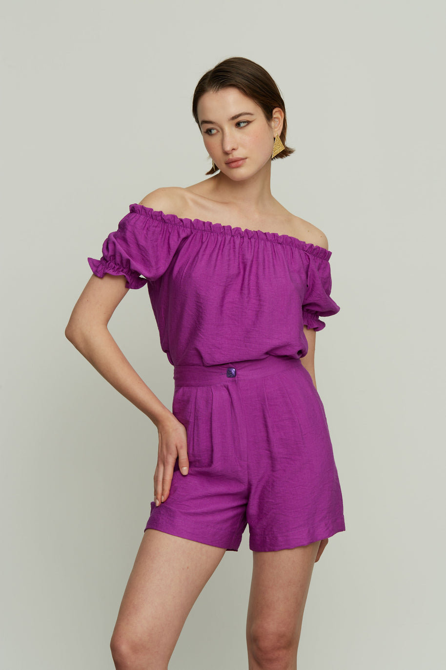 Blouse with Ruch