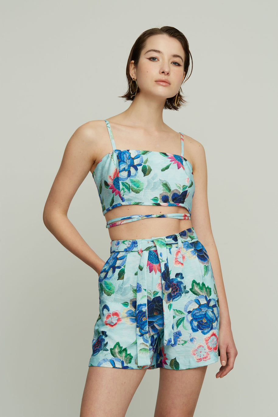 Shorts with Flower